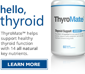 Thyromate, thyroid support supplement, supports healthy thyroid