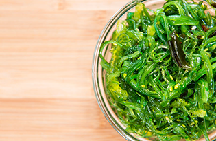 Seaweed contains a lot of Iodine